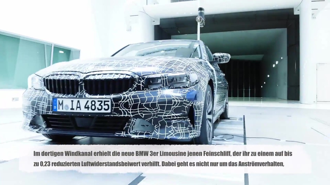 Der neue BMW 3er - Windkanal