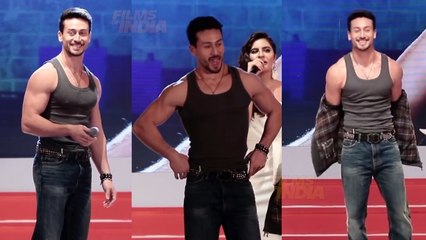 Tiger Shroff's Amazing Stunt With Hot Girl At Macho Hint Event