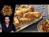 Fried Chicken With Baked Potato Slices Recipe by Chef Basim Akhund 10 April 2018