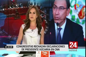 Reacciones tras declaración de Vizcarra sobre posibilidad de cerrar el Congreso