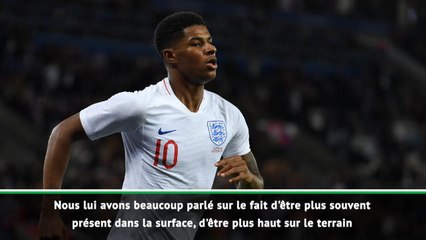 Angleterre - Southgate : "Rashford a un grand rôle à jouer dans le futur"