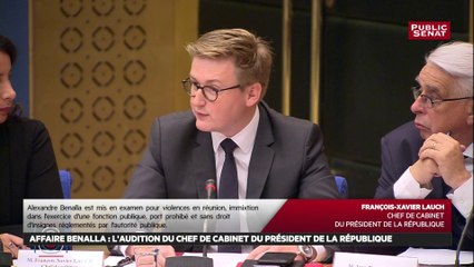 François-Xavier Lauch affirme avoir recruté M. Benalla quand il est arrivé à l'Élysée