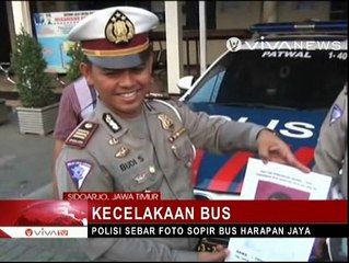 Polisi Tetapkan Sopir Bus Harapan Jaya Sebagai DPO