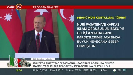 Bakü'nün kurtuluşu töreni