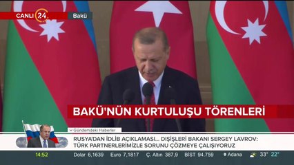 Bakü'nün kurtuluşu töreni