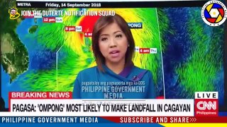 WATCH_ TYPHOON 'OMPONG' HUMAGUPIT NA SA CAGAYAN, OMPONG LATEST UPDATE