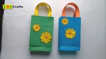 DIY: How to make beautiful paper shopping beg 2018