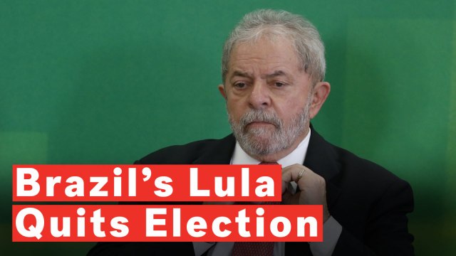 Jailed Presidential Candidate Drops Out Of Brazil's Election