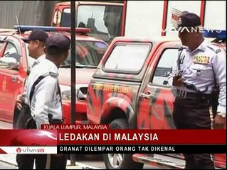 Detik-Detik Sebuah Granat Tangan di Malaysia Diledakan