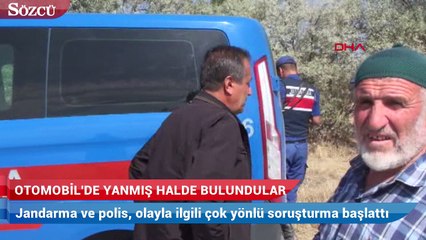 ‘Kaçırıldı’ ihbarı yapılan galerici ve eşi, otomobilde yanmış bulundu