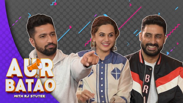 Manmarziyaan Interview | Abhishek Bachchan, Taapsee Pannu & Vicky Kaushal