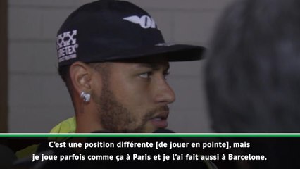 Brésil - Neymar : "Je peux jouer à n'importe quel poste"