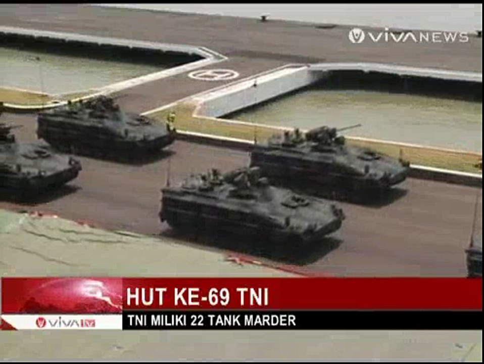 TNI Pamerkan Alutsista Canggih pada Perayaan HUT ke-69