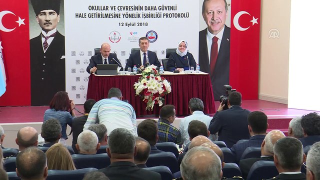 Okullar ve çevresinin daha güvenli hale getirilmesine yönelik işbirliği protokolü (1) - ANKARA