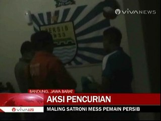 Pesta Kemenangan Persib Dirusak Maling