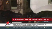 6 bin paket kaçak sigara bulundu