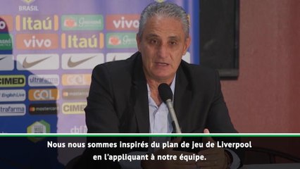 Brésil - Tite : "Nous nous sommes inspirés de Liverpool avec Firmino"