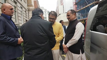Hussain Nawaz with ex chief minister Sana Ullah