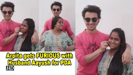 Arpita gets FURIOUS with Husband Aayush for PDA | Loveratri