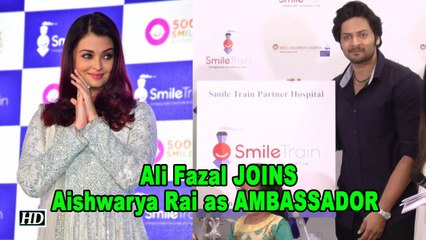Ali Fazal JOINS Aishwarya Rai as AMBASSADOR of Smile Train
