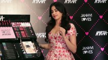 Jhanvi Kapoor Looks Stunning Without Make Up At Her First Tv Ad Nykaa Cosmetics Launch
