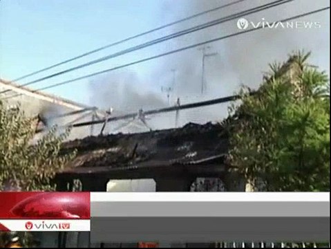 Korsleting Listrik, Tiga Ruko di Pekalongan Ludes Terbakar