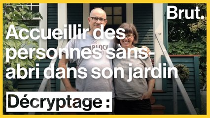 Ils accueillent des personnes sans-abri dans leur jardin