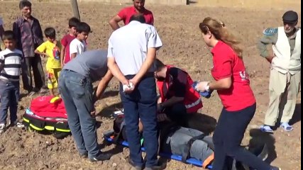 Tatbikattan Dönen UMKE Ekibi Kaza Yapan Sürücü İçin Seferber Oldu
