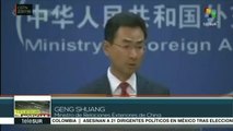 China apoya el diálogo entre Corea del Norte y EEUU