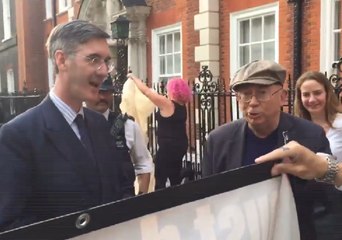 Protest Group Target MP Jacob Rees-Mogg’s Children Outside Westminster Home