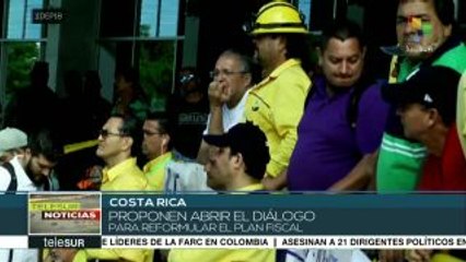 Continúa huelga general indefinida en Costa Rica