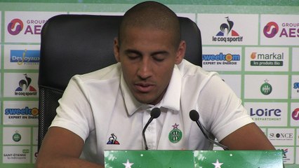 Khazri et Gasset avant PSG-ASSE