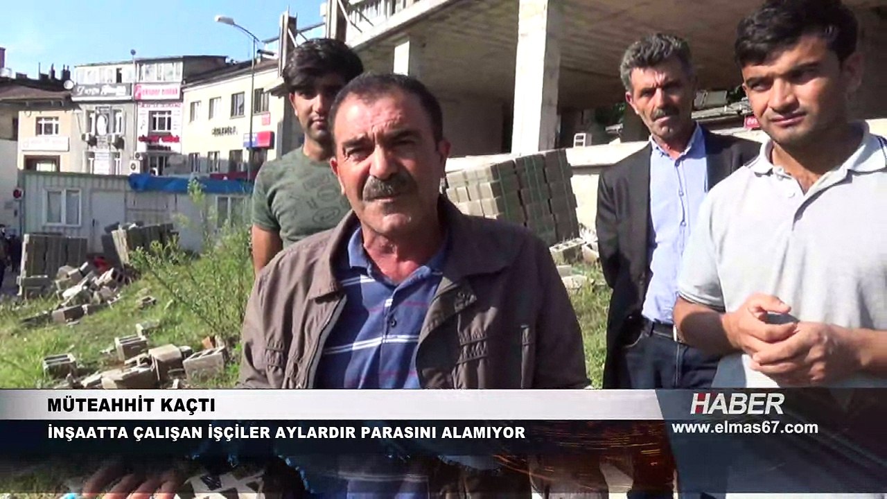 Paralarını alamayan işçiler yetkililerden yardım istedi