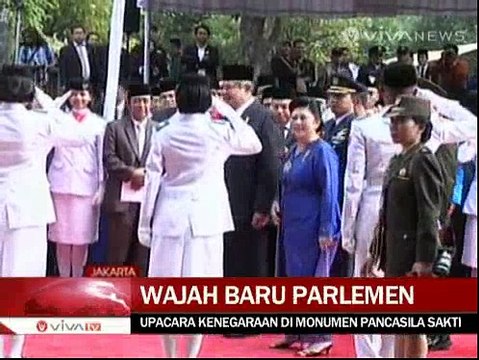 Para Anggota DPR Terpilih Ikuti Upacara Peringatan Hari Kesaktian Pancasila