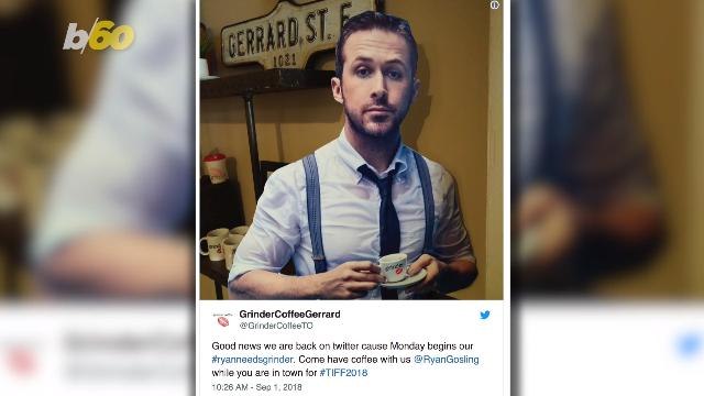 Cafe's Ryan Gosling CardBoard Cut Out Campaign Gets Visit From The Real Ryan Gosling