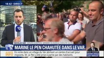 Marine Le Pen chahutée dans le Var: 