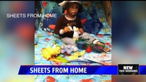 Family Collects Colorful Sheets to Brighten Hospital Rooms for Kids With Cancer