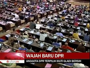 Anggota DPR Periode 2014-2019 Hadiri Gladi Bersih Jelang Pelantikan