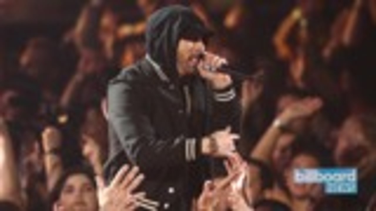 Eminem Discusses Machine Gun Kelly Beef, Surprise 'Kamikaze' Release and Haters in Sway Interview | Billboard News