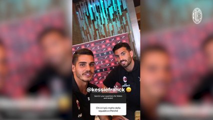 Il backstage della Q&A di Mateo e André