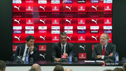 Maldini: "Amo il Milan, credo nel progetto"