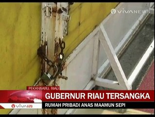 Rumah Mewah Gubernur Riau di Pekanbaru Terlihat Sepi