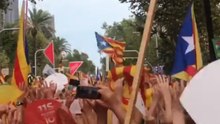 Silence Turns to Cheers in Barcelona 'Sound Wave' for Independence