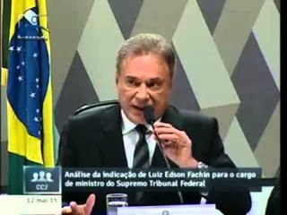 Senador Alvaro Dias (PSDB-PR) sai em defesa de Fachin em sabatina no Senado