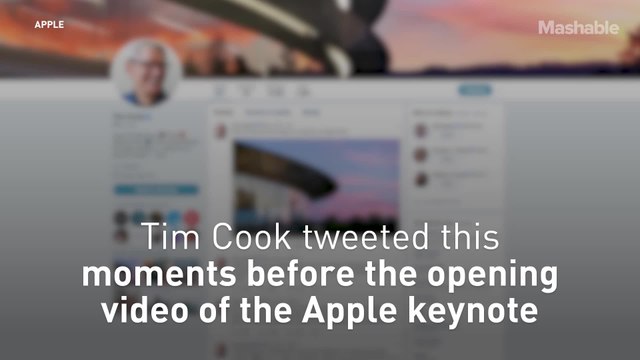 Tim Cook trolled us with a tweet before the Apple keynote