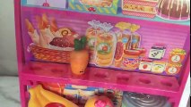 Barbie Grocery Shopping at Jessicake's New Supermarket! Shopkins Small Mart Playset! Shoppies - Toys