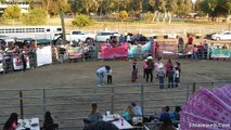 Payaso De Rodeo En Pleno Show Infantil En El Jaripeo Ranchero Del Pueblo Bueno Mexico