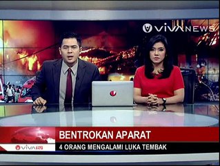 Bentrokan Aparat di Riau, 4 Orang Mengalami Luka Tembak