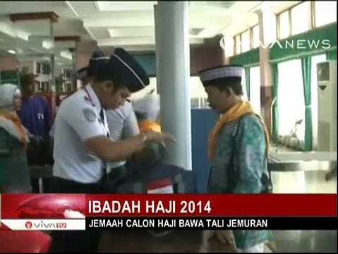 Petugas Sita Gulungan Tali Milik Jemaah Calon Haji