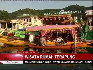Wisata Rumah Terapung di Kashmir